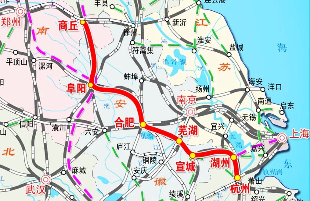 商合杭高铁南段全线进行拉通试验 力争6月底具备开通运营条件
